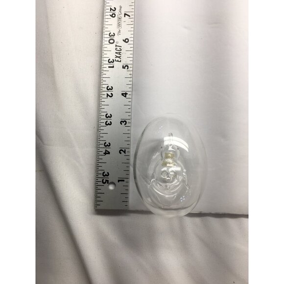 Vintage Hand Blown Art Glass Egg with Chicken Inside Decorative Made in Italy - Picture 14 of 15